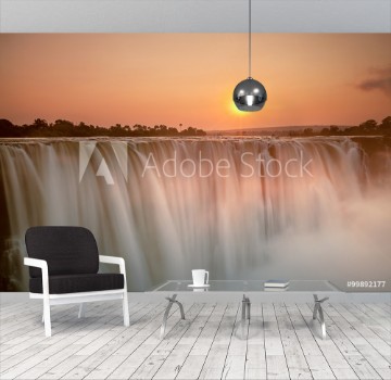 Picture of Victoria falls and the batik Gorge